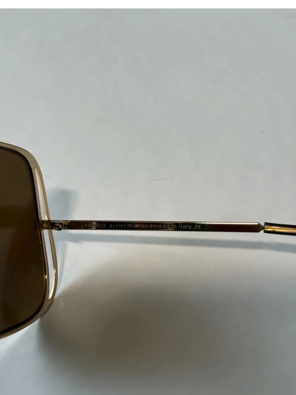 Victoria Beckham Halo Metal Drop VBS64C2 Sunglasses 18K Rose Gold Frame 24K Gold